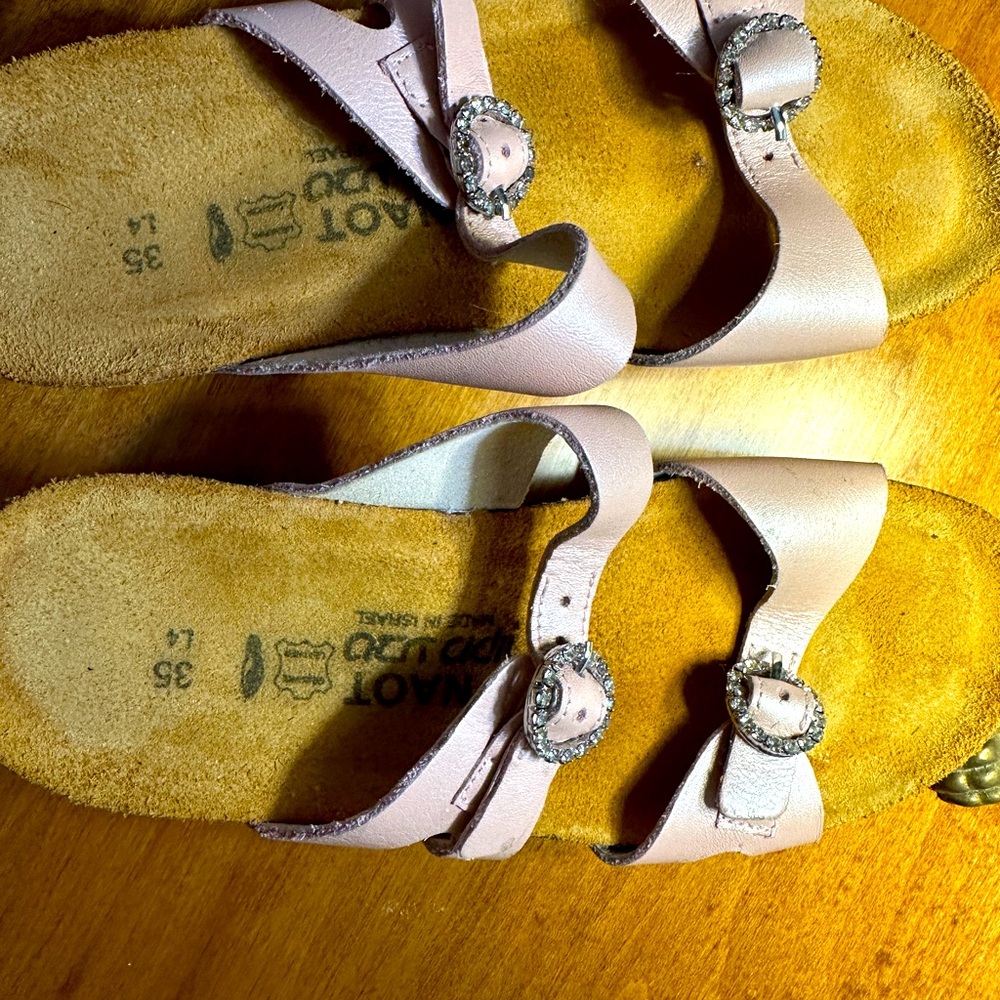NAOT Kate PINK ELEGANT SANDALS 
2 Strap Adjustable Sandal Women's EU  35 NWOT - Picture 8 of 8